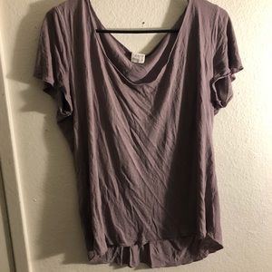 Light purple loose fitting t-shirt